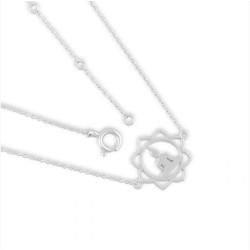 925 Sterling zilveren choker ketting met boeddha hanger
