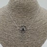 925 Sterling zilveren choker ketting met boeddha hanger