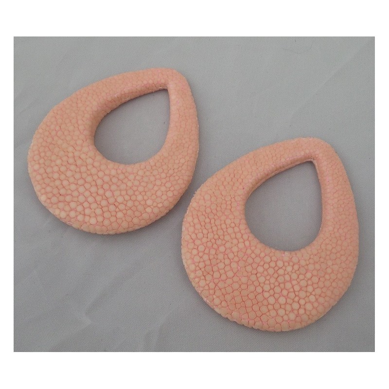 Hanger set Roggenleer licht roze