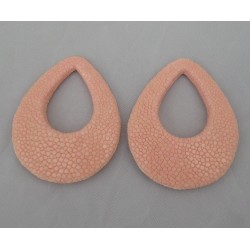Hanger set Roggenleer licht roze