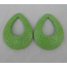 Hanger set Roggenleer appeltjes groen