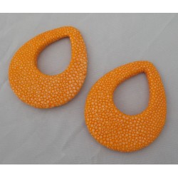 Hanger set Roggenleer oranje