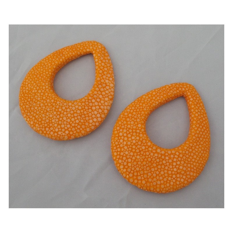 Hanger set Roggenleer oranje