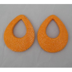 Hanger set Roggenleer oranje