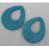 Hanger set Roggenleer oceaan blauw