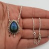 925 Sterling zilveren ketting met Labradoriet hanger
