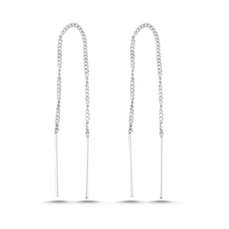 925 Sterling zilveren threader oorbellen