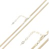 Vermeil gouden platte ketting