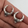 Creolen oorringen zilver bewerkt 03
