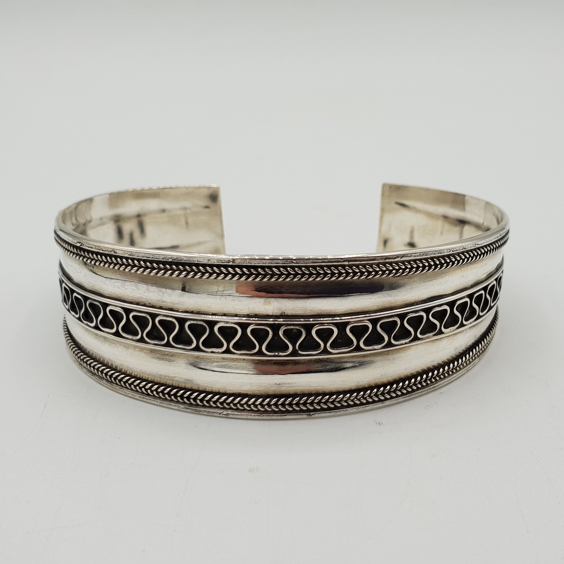 Eenvoudige Sterling Zilveren Bangle Armband Sieraden Armbanden Bangles 